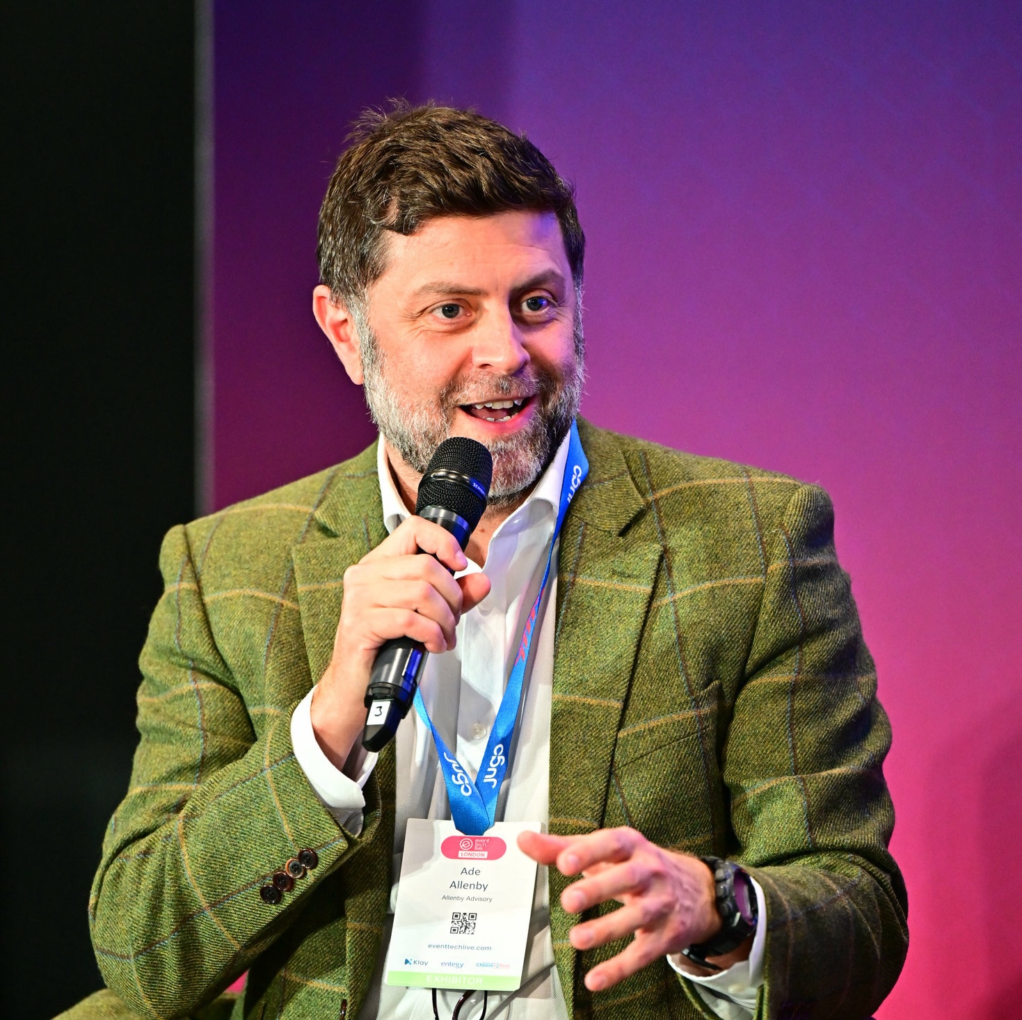 Ade Allenby speaking at EN Marketing Conference 2024